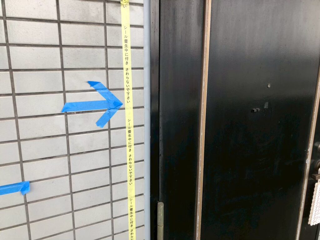埼玉県春日部市のマンションの修繕工事　シーリング打ち替え工事　施工後